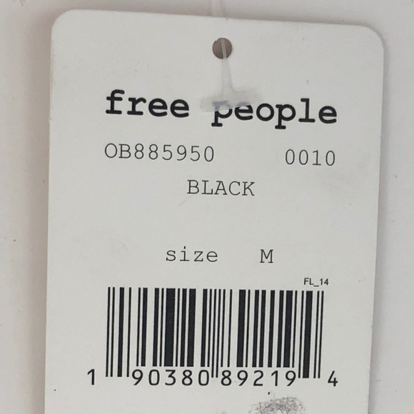 NWT FREE PEOPLE Black All Mine Brami Bralette #Q16 - Picture 7 of 7